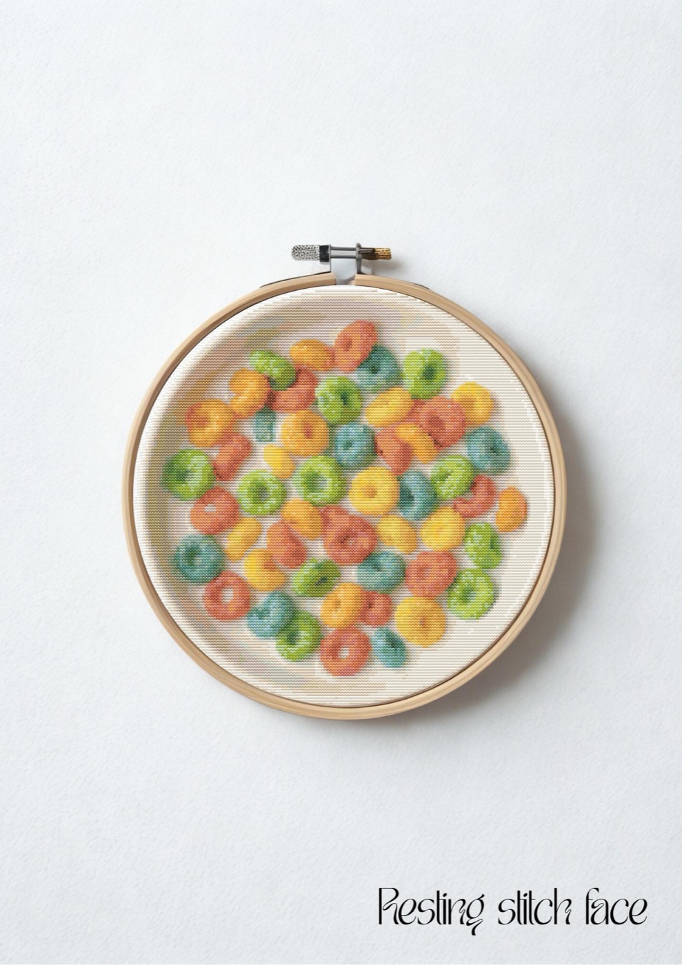 Bowl o' Loops cross stitch pattern
