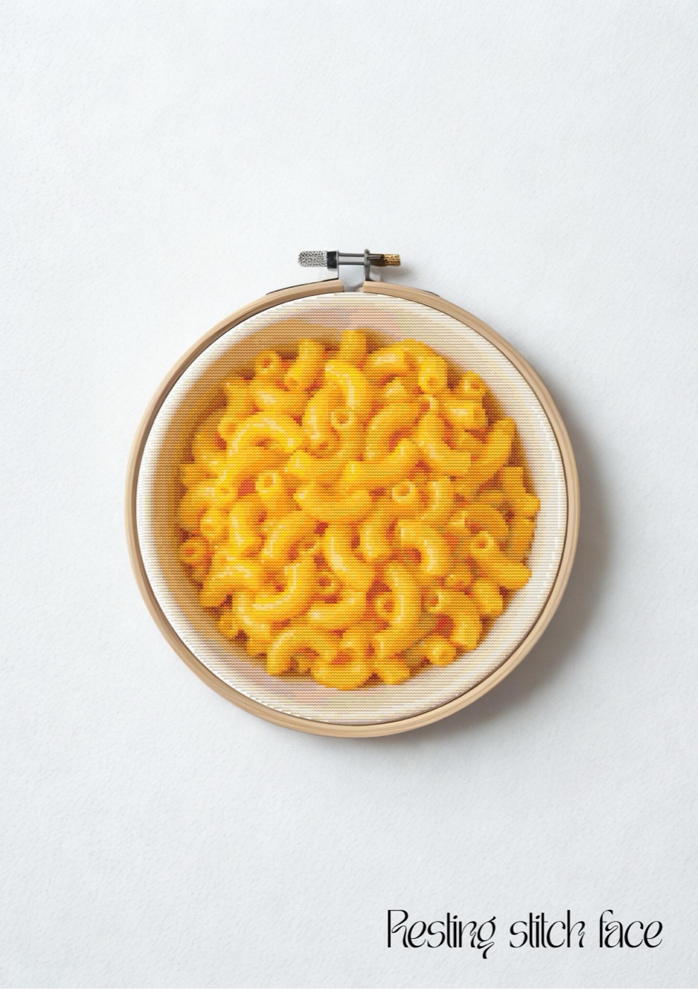 Bowl o' Mac cross stitch pattern