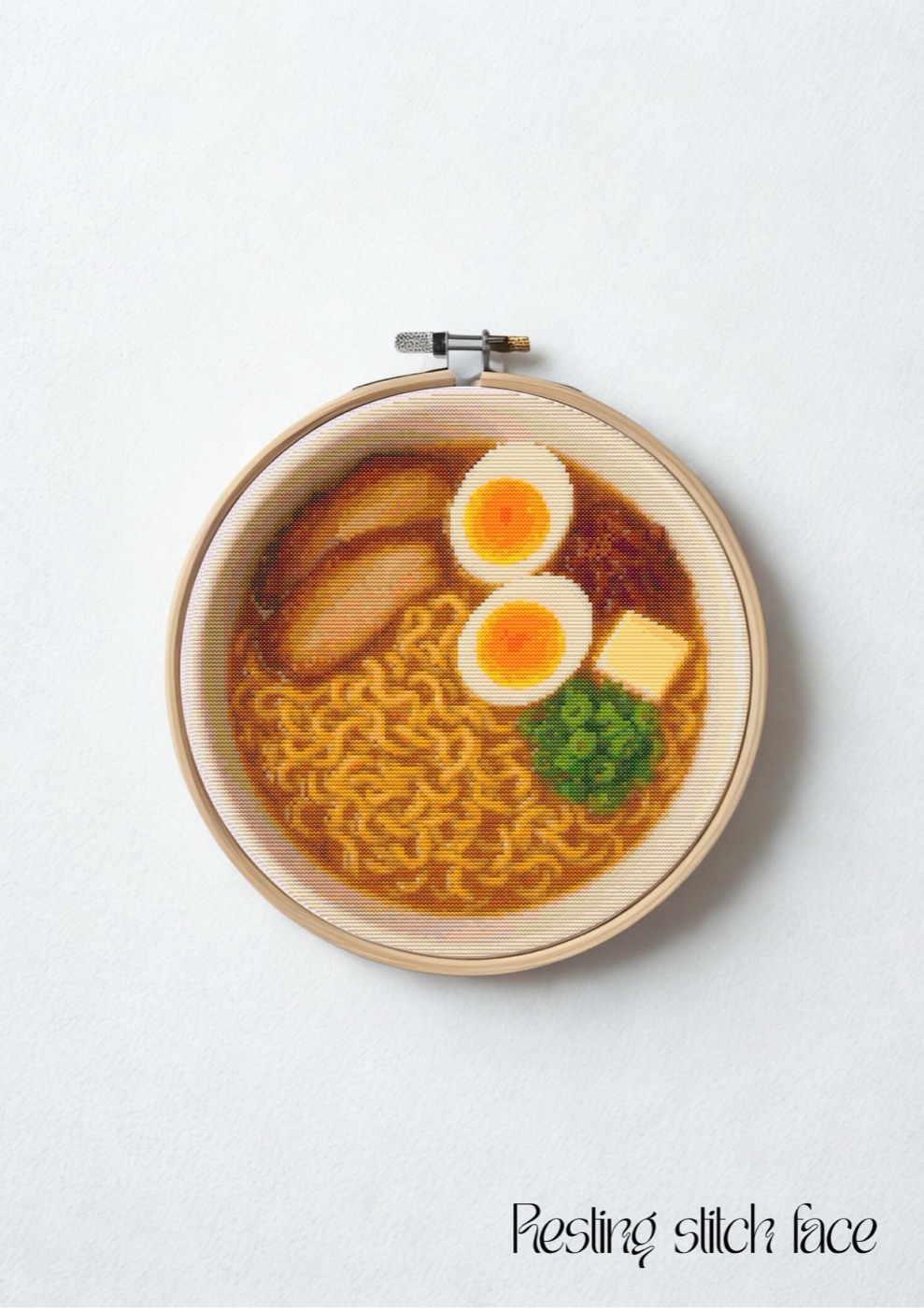 Bowl o' Ramen cross stitch pattern