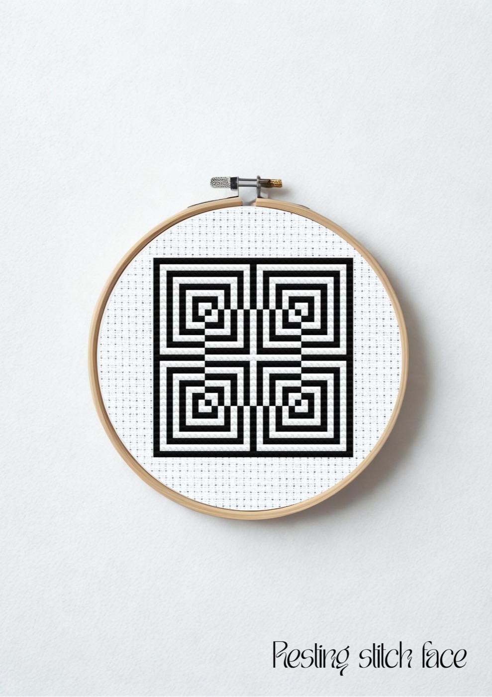Gridlocked Mini cross stitch pattern