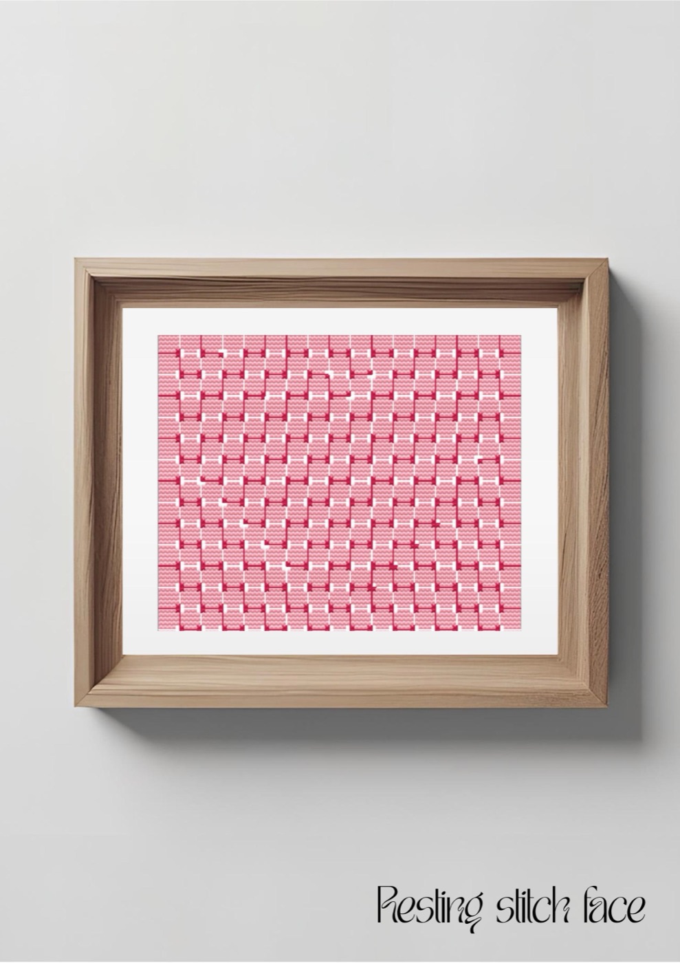 Do You See It? Illusion Heart cross stitch pattern