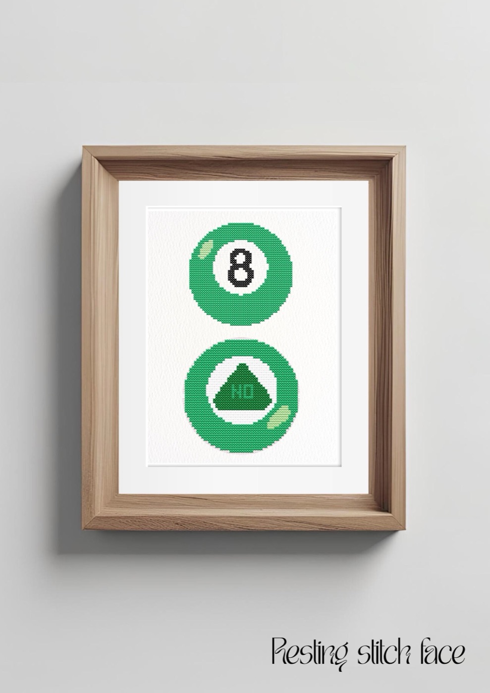 Magic 8 Ball – NO cross stitch pattern