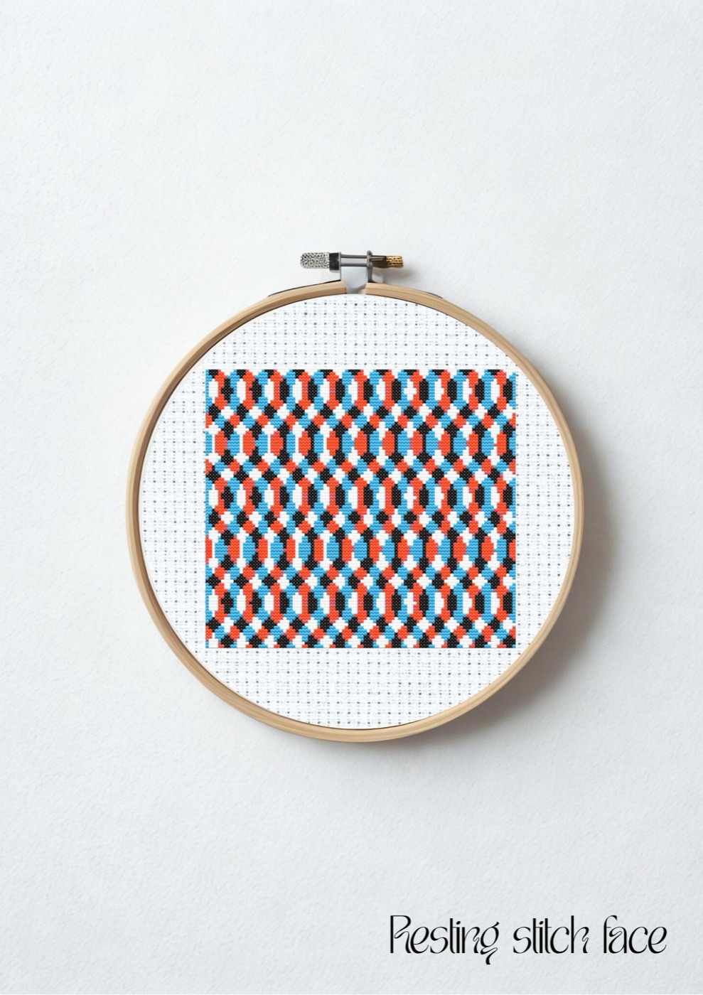 Parallax cross stitch pattern